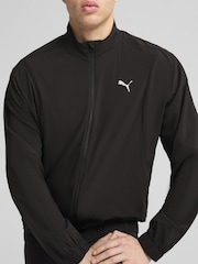 Negro - Puma Mens Velocity Woven Running Jacket - Imagen 3 de 6