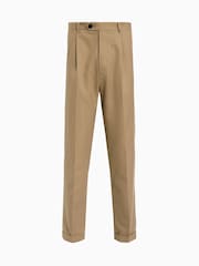 AllSaints Tan Brown Tallis Trousers - Image 6 of 6