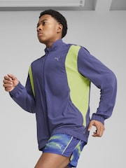 Blau - Puma Mens Velocity Woven Running Jacket - Bild 1 von 6