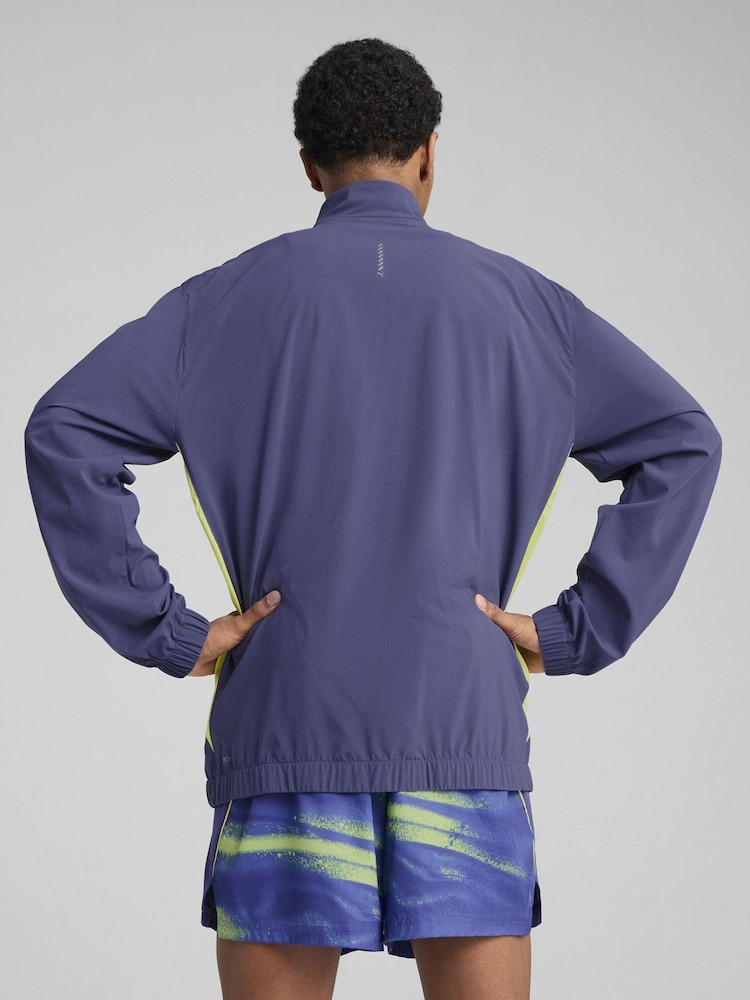 Blau - Puma Mens Velocity Woven Running Jacket - Bild 2 von 6