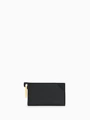 AllSaints Black Hex Cardholder - Image 1 of 5