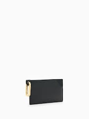 AllSaints Black Hex Cardholder - Image 2 of 5