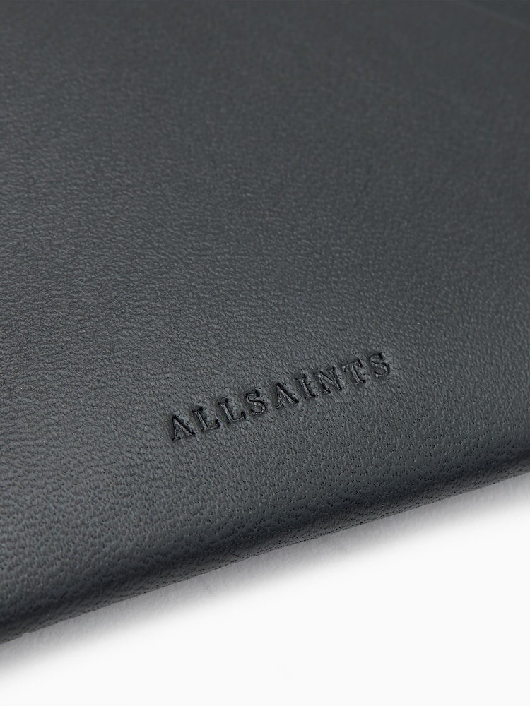 AllSaints Black Hex Cardholder - Image 5 of 5