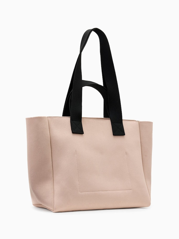 Розовый - Средняя сумка-тоут Allsaints Izzy - Изображение 2 из 5