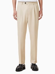 AllSaints Brown Tallis Trousers - Image 2 of 8