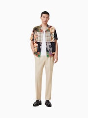 AllSaints Brown Tallis Trousers - Image 4 of 8