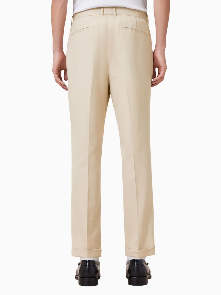 AllSaints Brown Tallis Trousers - Image 6 of 8