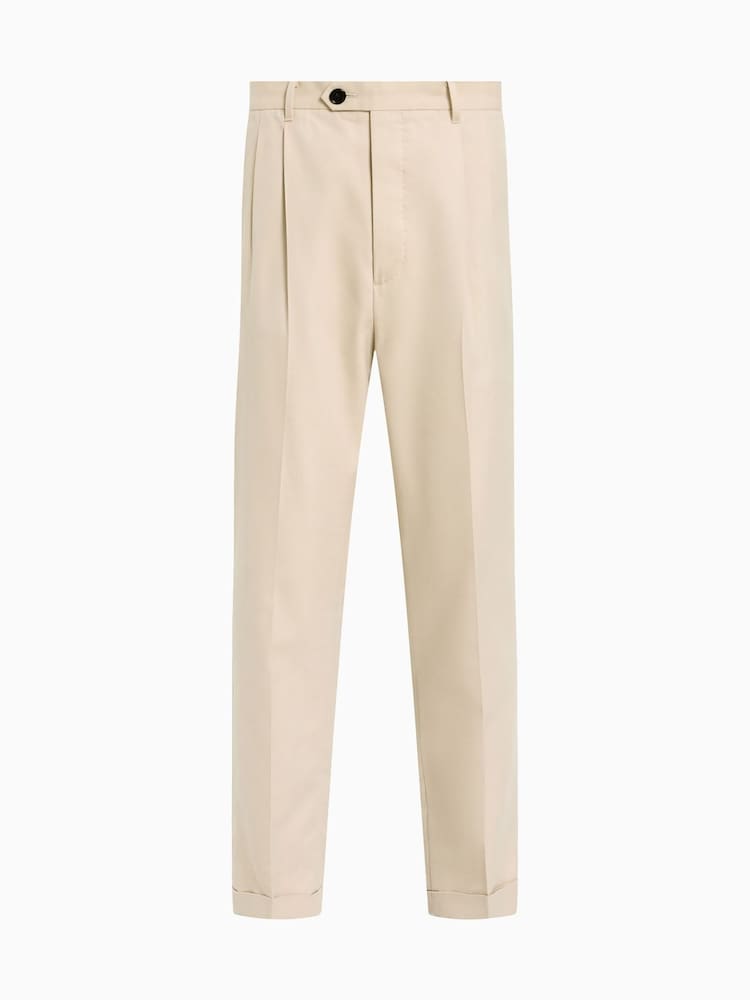 AllSaints Brown Tallis Trousers - Image 8 of 8