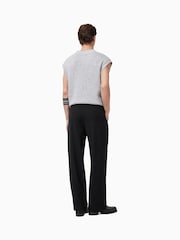 AllSaints Black Dawson Trousers - Image 10 of 11