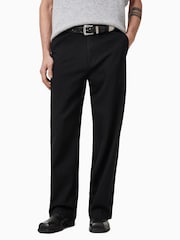 AllSaints Black Dawson Trousers - Image 5 of 11
