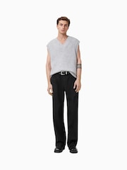 AllSaints Black Dawson Trousers - Image 7 of 11