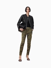 AllSaints Green Duran Skinny Cargo Jeans - Image 5 of 8