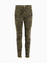 AllSaints Green Duran Skinny Cargo Jeans - Image 8 of 8
