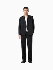 AllSaints Black Newton Trousers - Image 1 of 7
