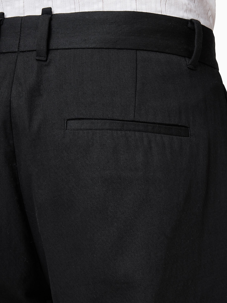 AllSaints Black Newton Trousers - Image 4 of 7