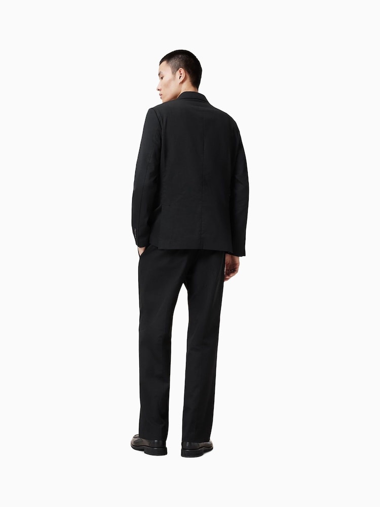 AllSaints Black Newton Trousers - Image 6 of 7