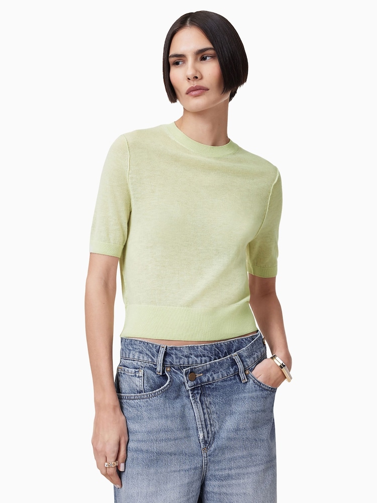 AllSaints Green Elsie T-Shirt - Image 1 of 5