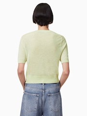 AllSaints Green Elsie T-Shirt - Image 4 of 5