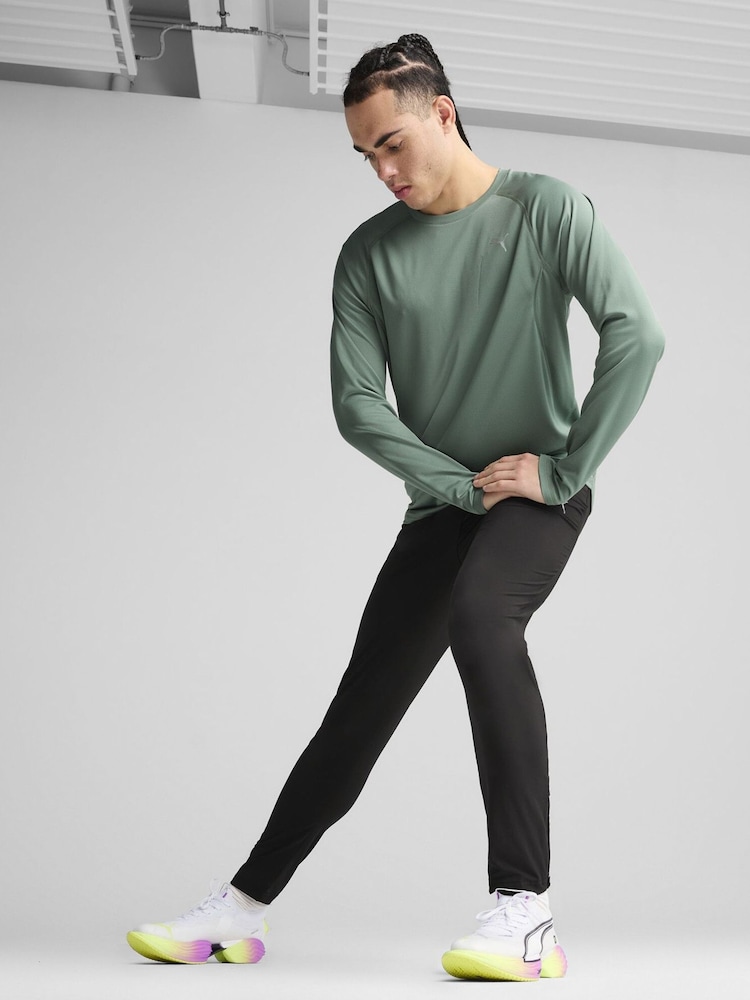 ירוק - Puma חולצת ריצה עם שרוולים ארוכים, דגם Velocity, לגברים - תמונה 1 מתוך 6 ירוק - Puma חולצת ריצה עם שרוולים ארוכים, דגם Velocity, לגברים - תמונה 1 מתוך 6