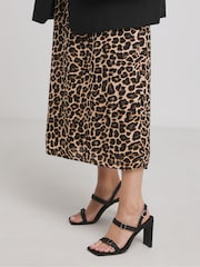 Simply Be Black Extra Wide Fit Barely There High Heel Sandals - Image 4 of 4