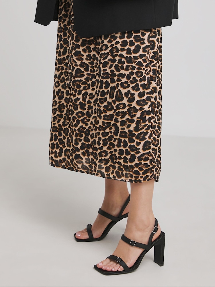Simply Be Black Wide Fit Barely There High Heel Sandals - Image 4 of 4