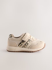 Neutral Animal Elastic Lace Touch Fastening Trainers - Image 2 of 5