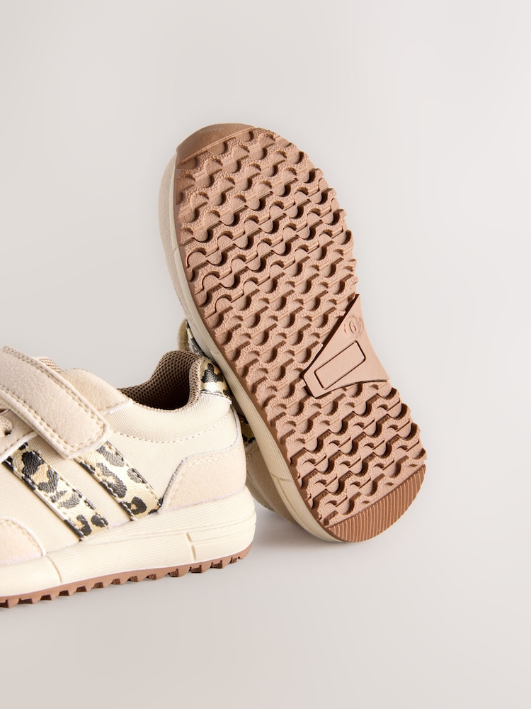 Neutral Animal Elastic Lace Touch Fastening Trainers - Image 5 of 5