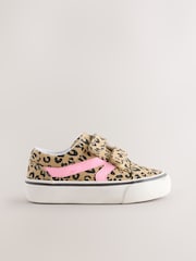 Marrón - Touch Fasten Strap Printed Trainers - Imagen 2 de 5