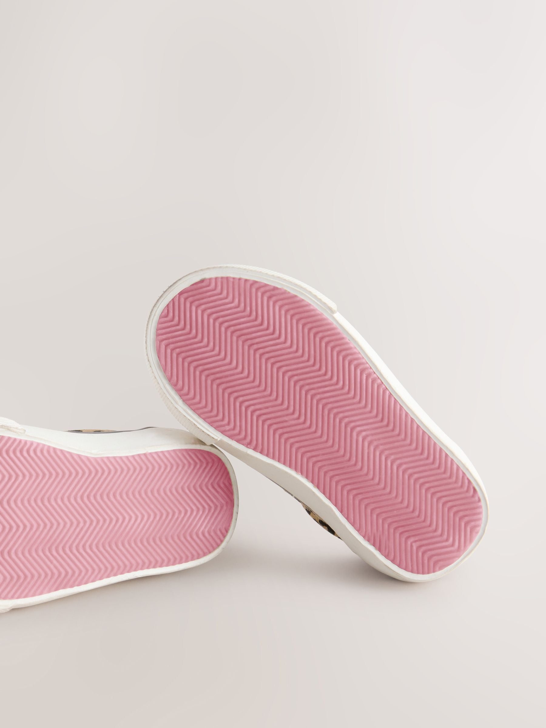 Buy Animal Print Standard Fit (F) Touch Fastening Trainers from