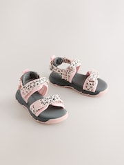 Neutral Colourblock Trekker Sandals - Image 1 of 5