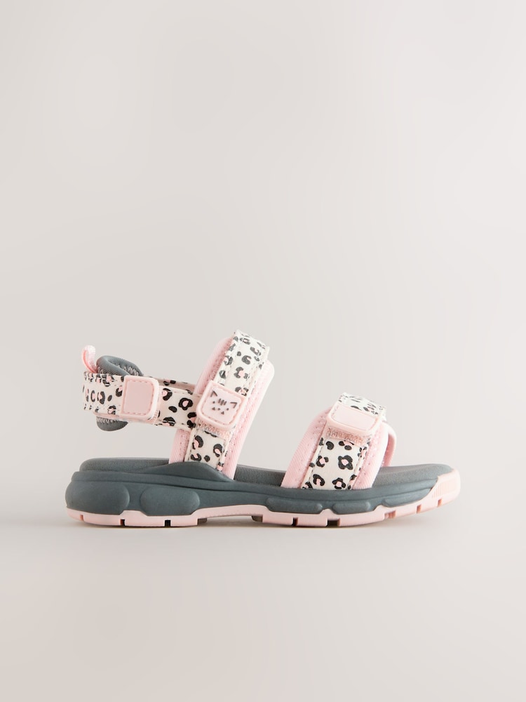 Neutral Colourblock Trekker Sandals - Image 2 of 5