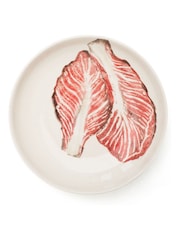 BlissHome Red Insalata Supper Radicchio Dinner Plate - Image 2 of 3