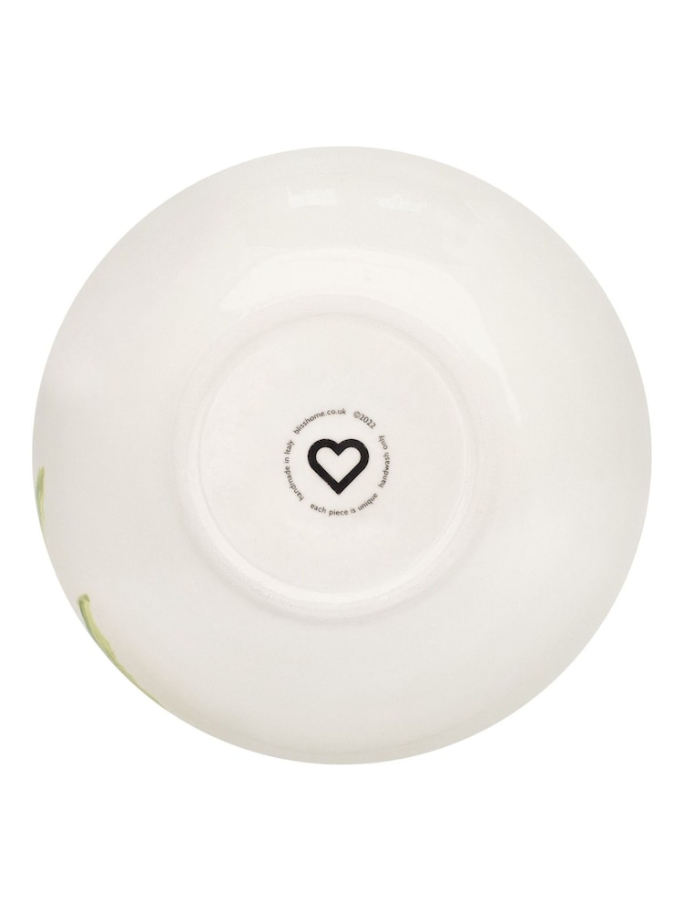 BlissHome Green Insalata Supper Bowl Nasturtium Flower - Image 3 of 3 BlissHome Green Insalata Supper Bowl Nasturtium Flower - Image 3 of 3