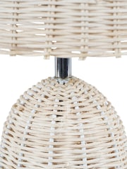 Libra Interiors Natural Mini Rattan Lamp Base and Shade - Image 5 of 5