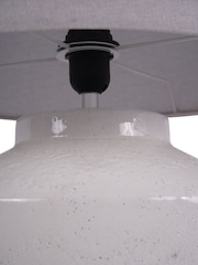 Libra Interiors White San Sebastian Terracotta Table Lamp - Image 3 of 5