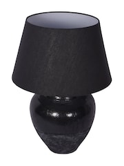 Libra Interiors Black Skyline Table Lamp with Shade La GLS - Image 2 of 5