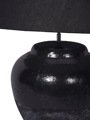 Libra Interiors Black Skyline Table Lamp with Shade La GLS - Image 3 of 5