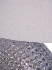 Libra Interiors Blue Lugo Ceramic Table Lamp - Image 3 of 5