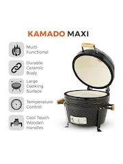Tower Black T978531 Kamado Maxi Ceramic BBQ - Image 2 of 6