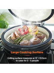 Tower Black T978531 Kamado Maxi Ceramic BBQ - Image 4 of 6