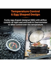 Tower Black T978531 Kamado Maxi Ceramic BBQ - Image 5 of 6