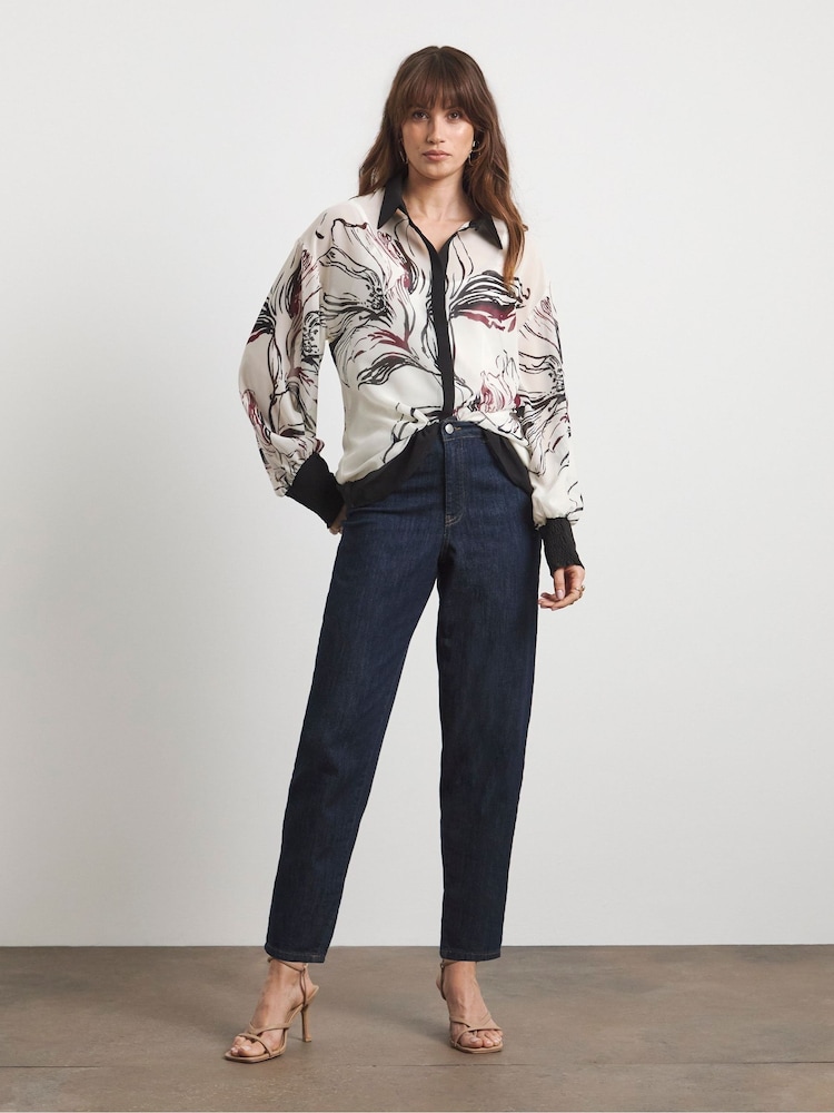 Joanna Hope Printed White Shirt - Imagen 4 de 4