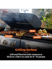 Tower Black Goucho Six Burner Gas BBQ - Image 3 of 6