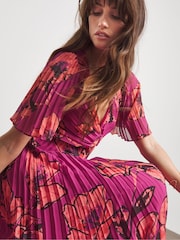 Joanna Hope Pleated Empire Black Dress - Image 4 of 4