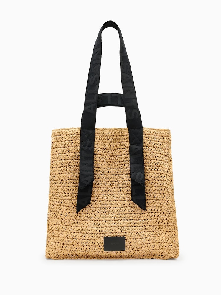 AllSaints Brown Lullah Tote Bag - Image 1 of 7