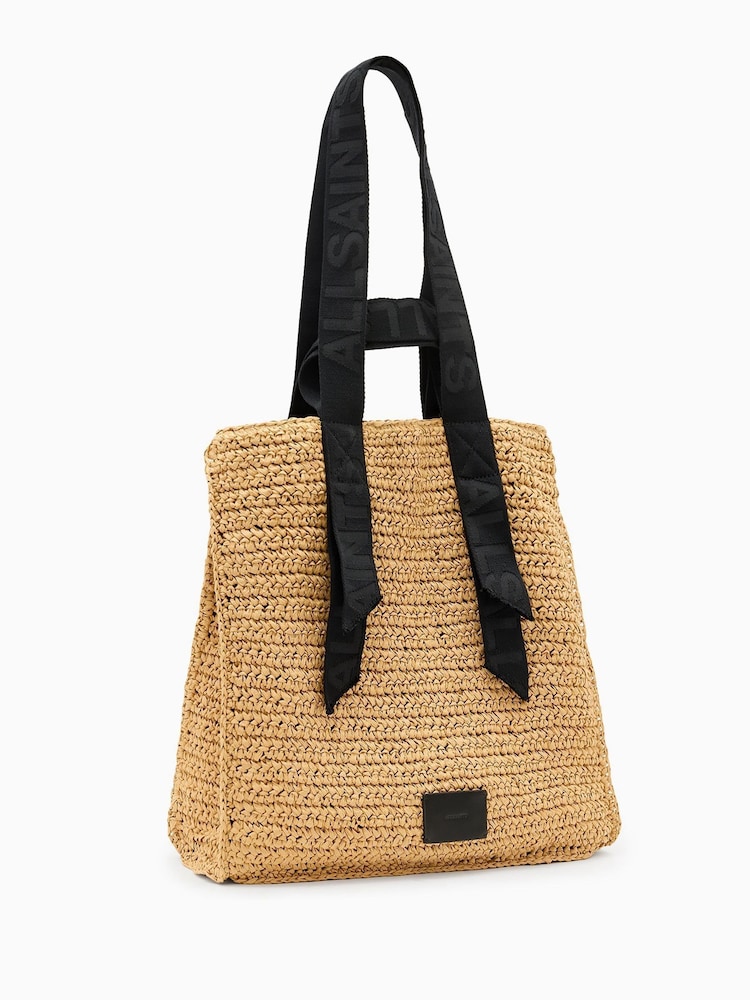 AllSaints Brown Lullah Tote Bag - Image 3 of 7