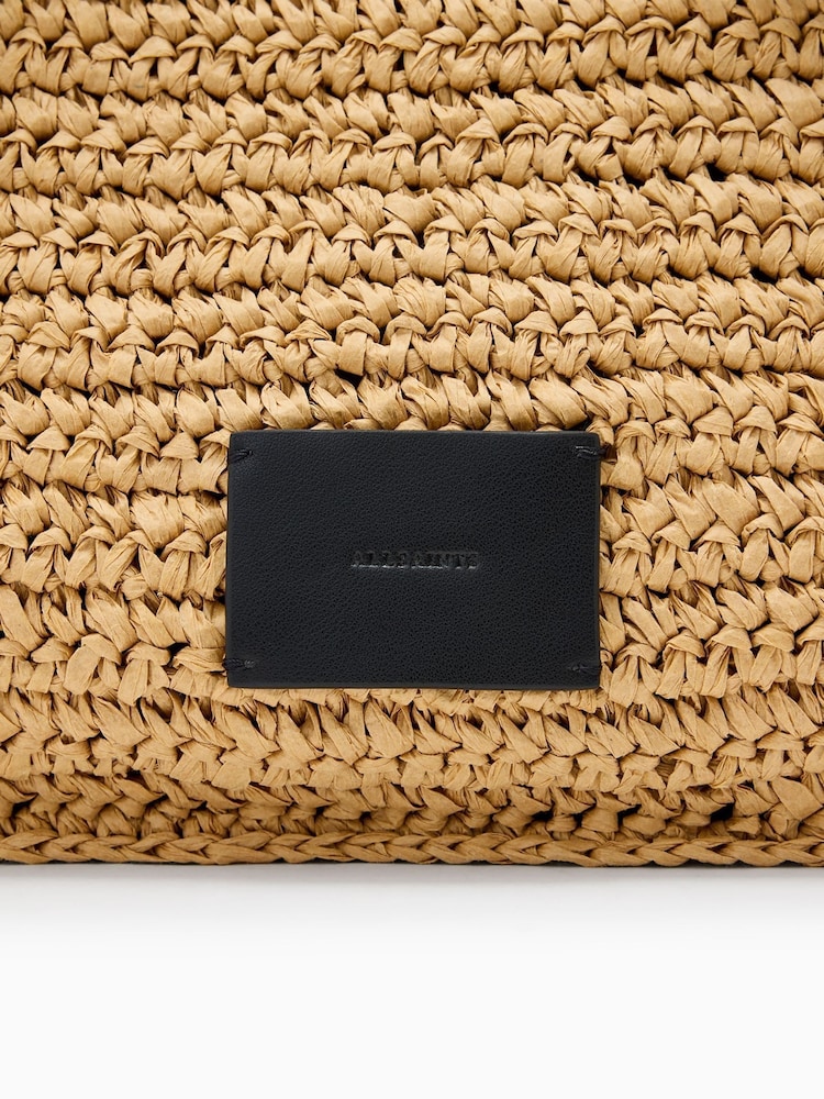 AllSaints Brown Lullah Tote Bag - Image 4 of 7