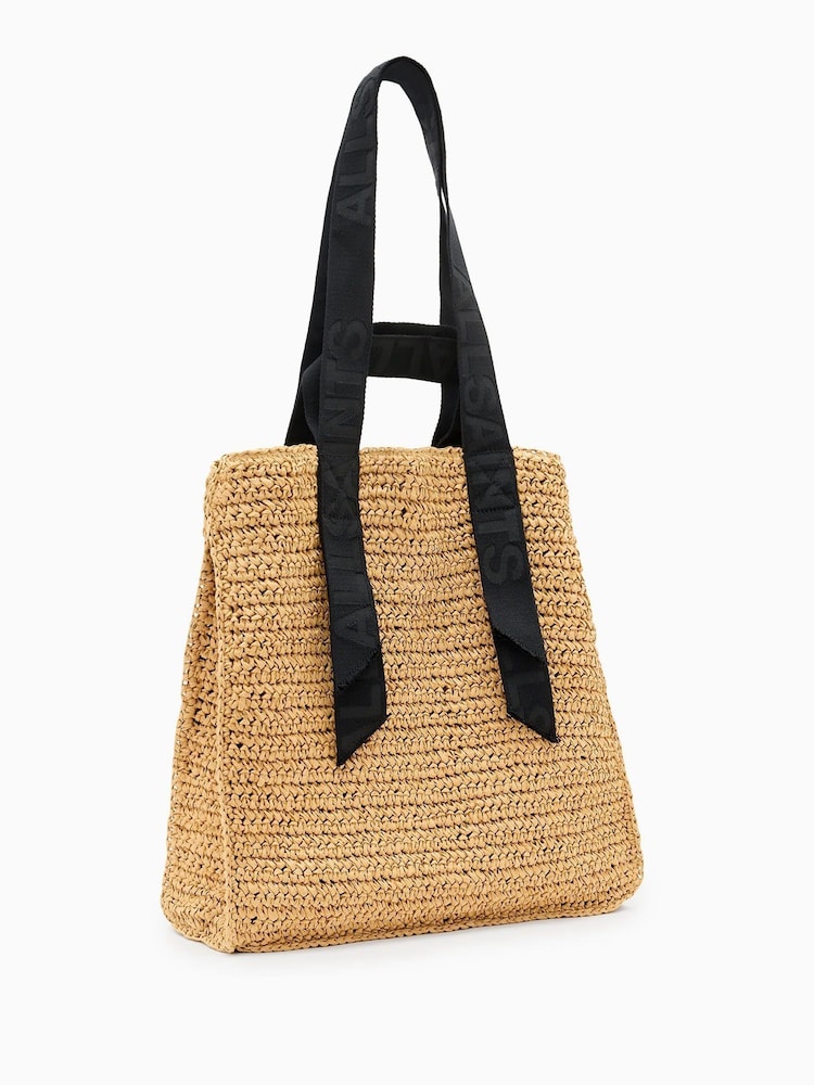 AllSaints Brown Lullah Tote Bag - Image 6 of 7