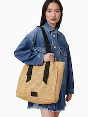 AllSaints Brown Lullah Tote Bag - Image 7 of 7