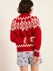 FatFace Shelter Knitted Zip Through Cardigan - Imagen 2 de 6